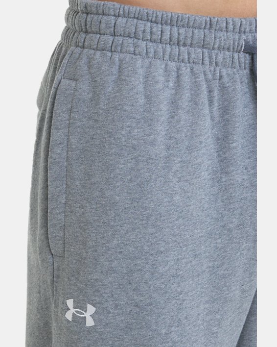 Men's UA Rival Fleece Pants in Gray image number 8